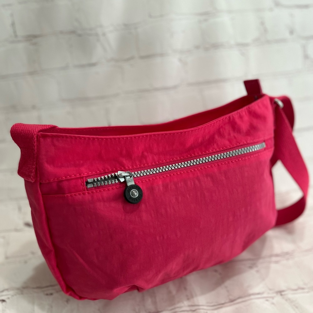 Kipling Syro Hot Pink Nylon Crossbody Bag Hb3819 K Gem kipling-syro-hot-pink-nylon-crossbody-bag-hb3819-k-gem